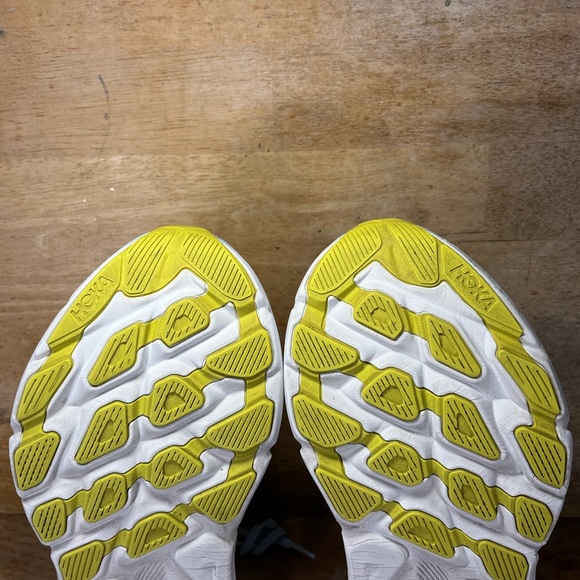 Hoka One One Clifton 9 REFLECTIVE Womens Sz 11 Wide Running Shoes Sneakers Blue - Picture 10 of 12